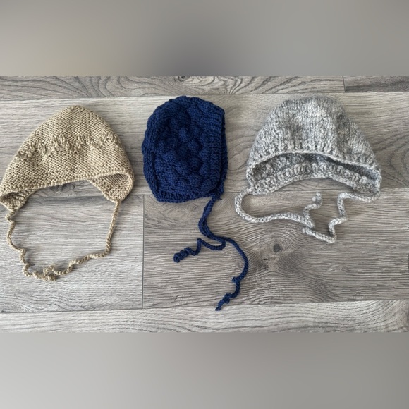 Other - Set of 3 Knitted Bonnets